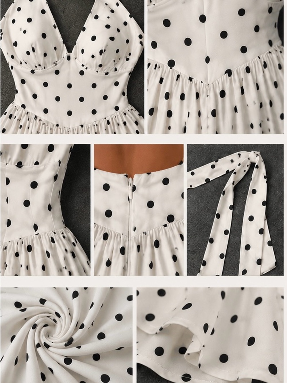French Chic Polka Dot Dress | Feminine, Elegant & Timeless - Picture 3 of 6